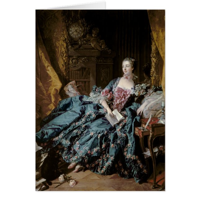 Cartão Madame de Pompadour, 1756 (Frente)