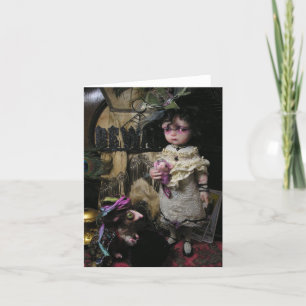 Cartão Madame" Knows it all" note card