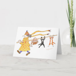 Cartão MadCatWoman and her Polecats