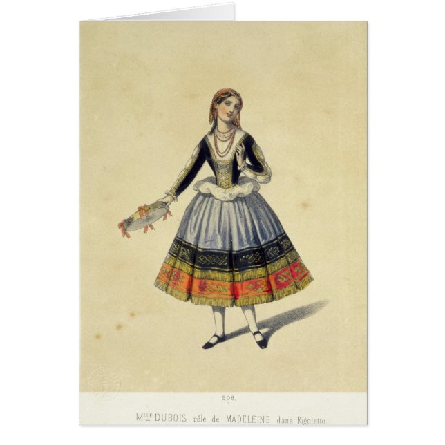 Cartão Maddalena (Frente)