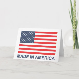 Cartão Made In America