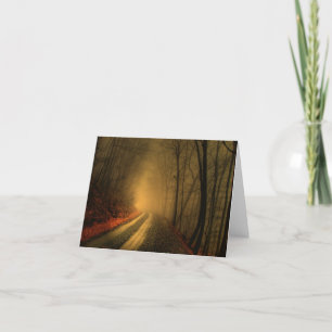 Cartão madeira nebulosa