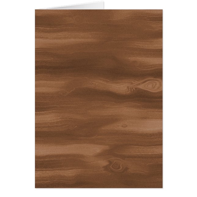 Cartão Madeira (retrato) (Frente)