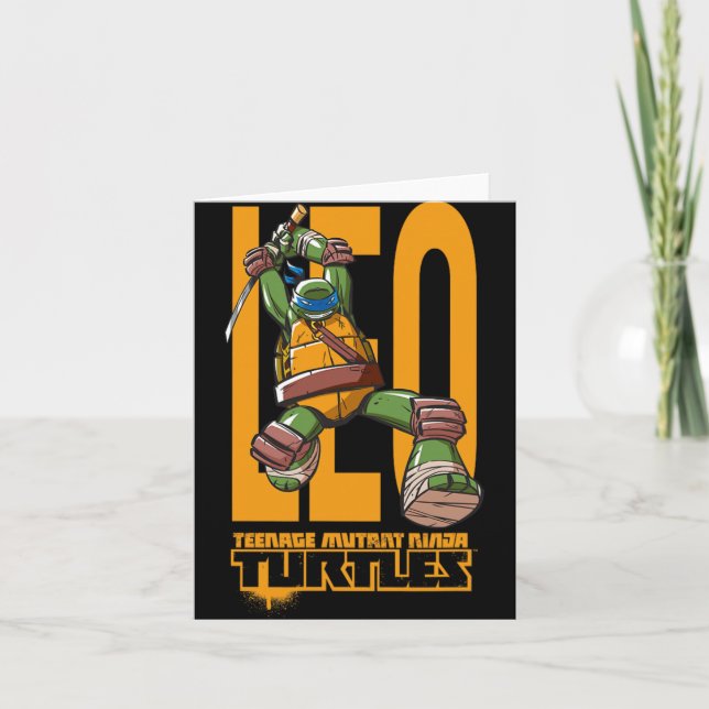 Cartão Mademark X - - Original Tmnt New Leonardo  (Frente)