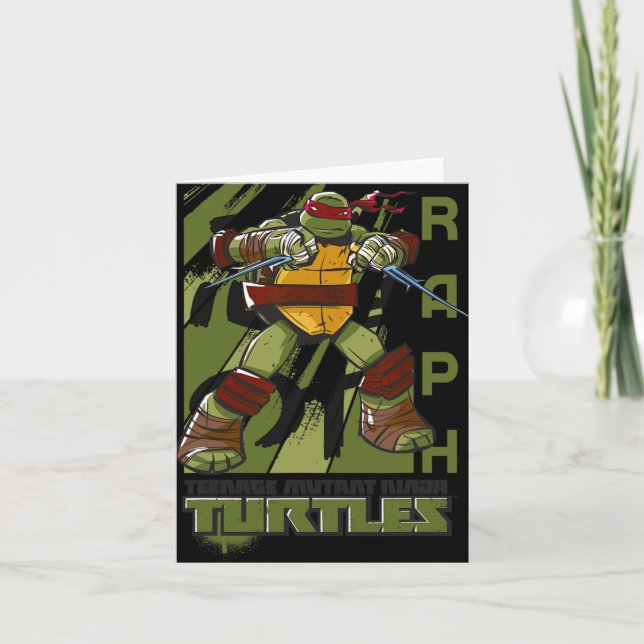 Cartão Mademark X - - Original Tmnt New Raphael  (Frente)