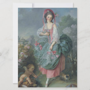 Cartão Mademoiselle Guimard (por Jacques-Louis David)