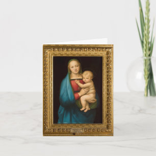 Cartão MADONA E MENINO 1504, Raphael (1483–1520)