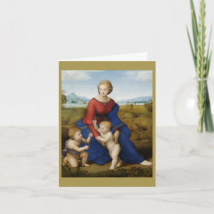 Cartão MADONA E MENINO 1506, Raphael (1483–1520)