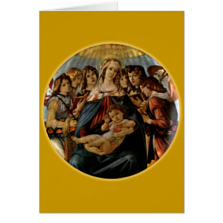 Cartão Madonna da romã - Botticelli