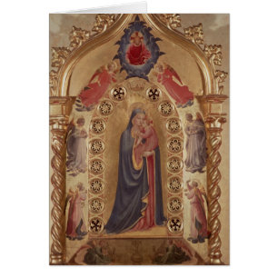 Cartão Madonna das estrelas