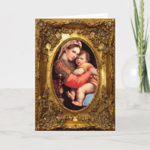 Cartão Madonna e Child