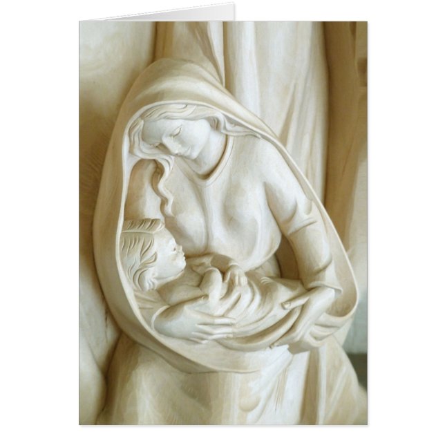 Cartão Madonna e Criança (Frente)