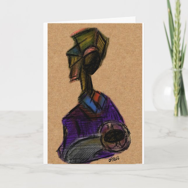 Cartão Madonna e Criança (Frente)