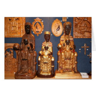 Cartão Madonnas preto