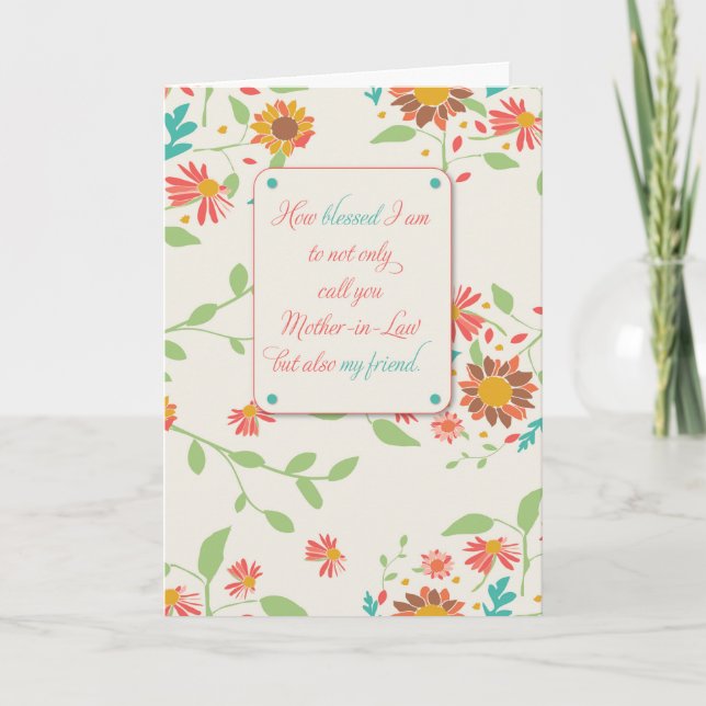 Cartão Madre de Aniversário, Religiosa com Girassóis (Frente)