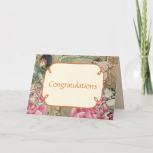 Cartão Madre Goose Enfermeira Rhyme Fairy Tale