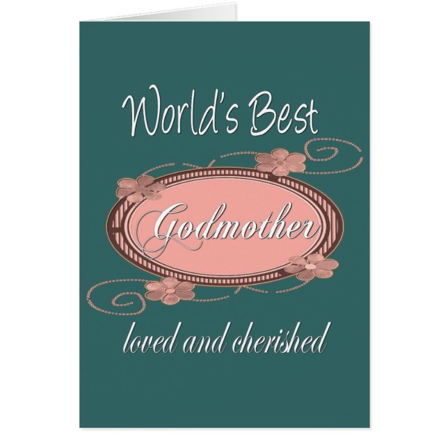 Cartão Madrinha amada (Frente)