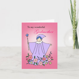 Cartão Madrinha Apreciação Como dia de as mães