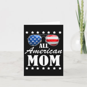 Cartão Mãe americana do dia 4 de julho Dia da Independênc