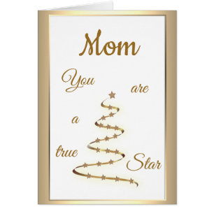 Cartão Mãe Aniversário design moderna de luxo