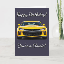 Cartão Mãe Clássica de Carro Você é um Aniversário Clássi