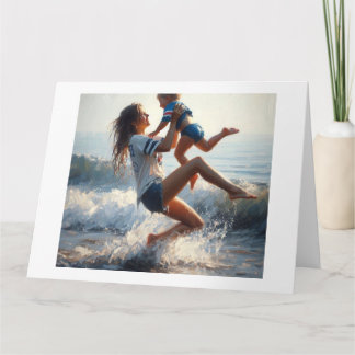 Cartão Mãe Criança no Play,