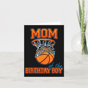 Cartão Mãe Da Família Birthday Boy Bysketbyll Aniversário
