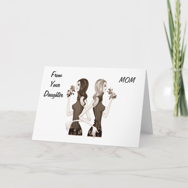 CARTÃO MÃE DA FILHA NO 40º (Frente)