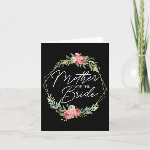 Cartão Mãe Da Noiva Flores Noiva E Casamento De Noite