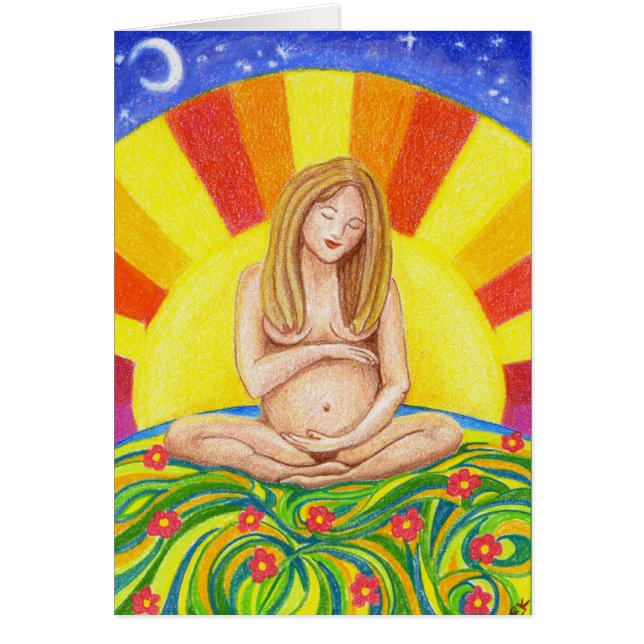 Cartão Mãe da terra (Frente)