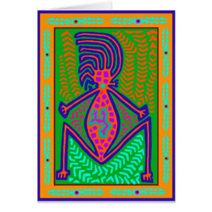 Cartão Mãe da Terra Shaman