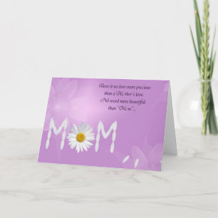 Cartão Mãe Daisy Petals