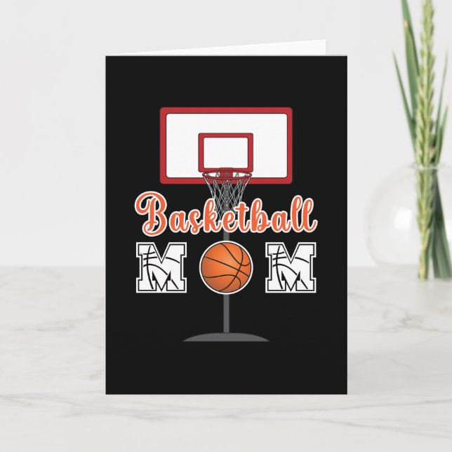 Cartão Mãe de Basquetebol (Frente)