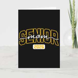 Cartão Mãe de Formando da Turma de 2026 Formatura do Ensi