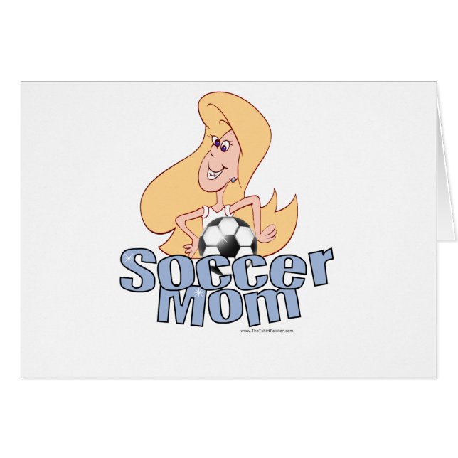 Cartão Mãe de Futebol (Frente Horizontal)