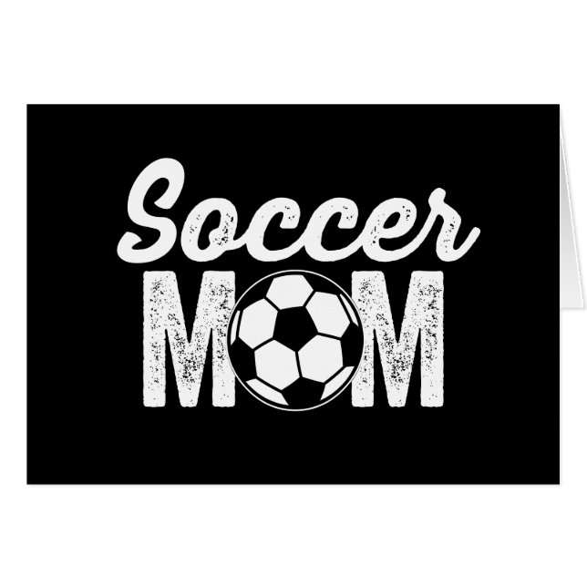 Cartão mãe de futebol (Frente Horizontal)