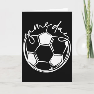 Cartão Mãe de Futebol Dia de Jogo Esportivo