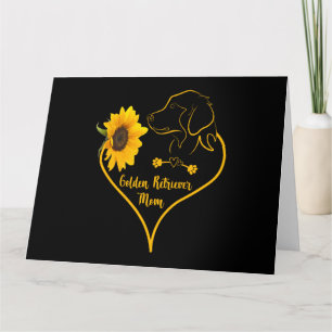 Cartão Mãe de Golden Retriever Com Amantes de Cães de Gir