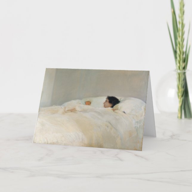 Cartão Mãe de Joaquín Sorolla (Frente)