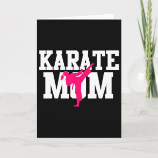 Cartão Mãe de Karatê Dia das Mães Artes Marciais Kickboxi