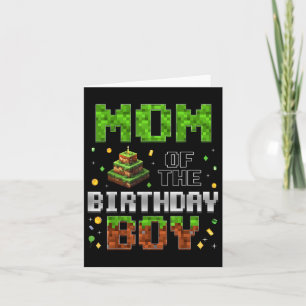 Cartão Mãe Do Aniversário Da Família Que Corresponde Ao A