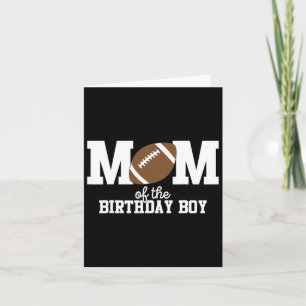Cartão Mãe Do Aniversário De Futebol Do Aniversário