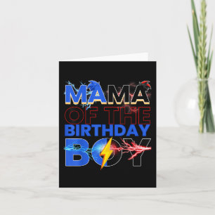 Cartão Mãe Do Festa Da Família Birthday Boy Hedgehog Dec