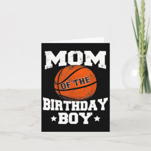 Cartão Mãe Do Garoto De Aniversário Bysketbyll Mãe Divers
