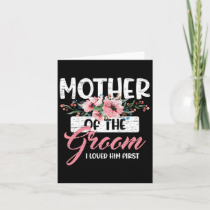 Cartão Mãe Do Noivo Eu O Amo Na Primeira Dia de as mães