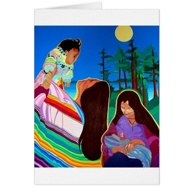 Cartão Mãe e criança (Frente)