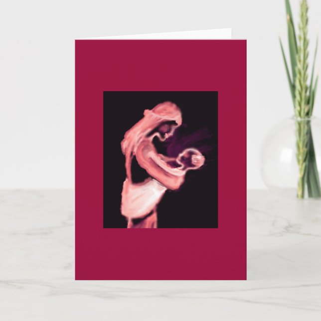 Cartão mãe e criança (Frente)