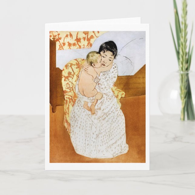 Cartão Mãe e Criança, Mary Cassatt (Frente)