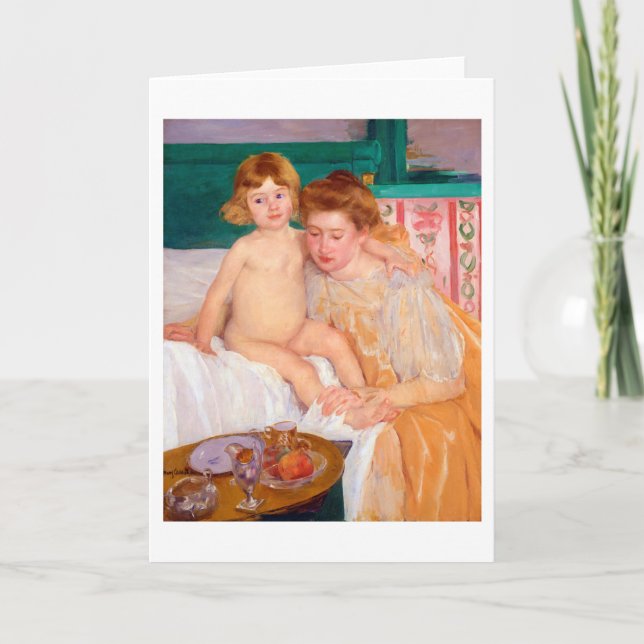 Cartão Mãe e Criança, Mary Cassatt (Frente)
