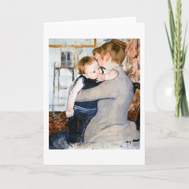 Cartão Mãe e Criança, Mary Cassatt (Frente)